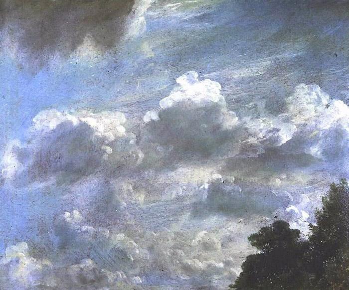 John Constable Cloud Study, Hampstead; Tree at Right, Royal Academy of Arts, London China oil painting art